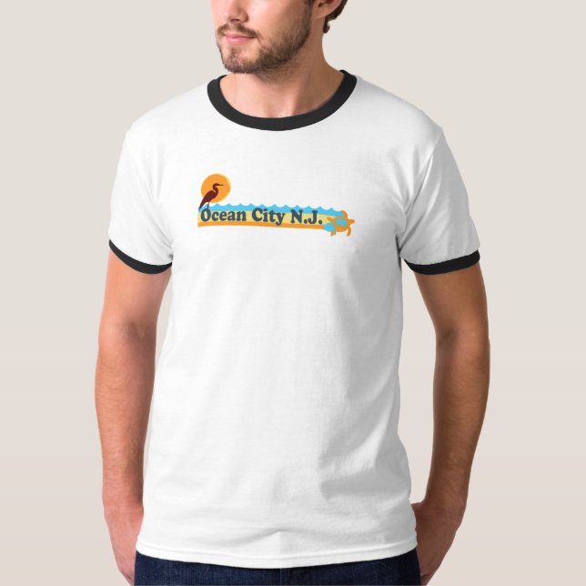 T-shirt Cidade do oceano (Frente)