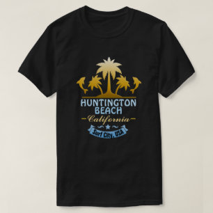 T-shirt Cidade do surf de Huntington Beach, CA