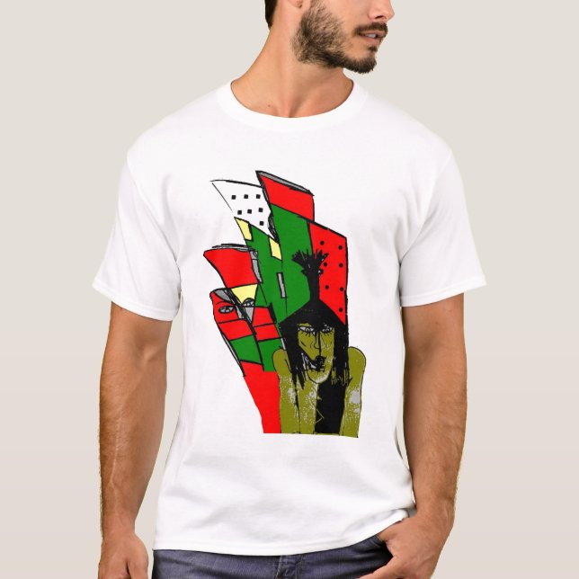 T-shirt cidade do terror (Frente)