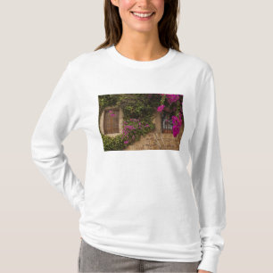 T-shirt Cidade Monumental, edifícios cobertos de flores