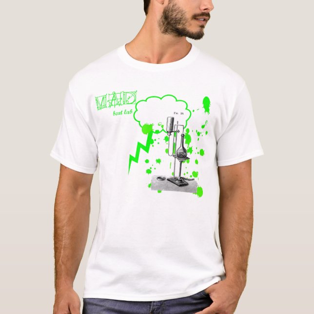 T-shirt Ciência do laboratório da batida de M.A.D! (Frente)