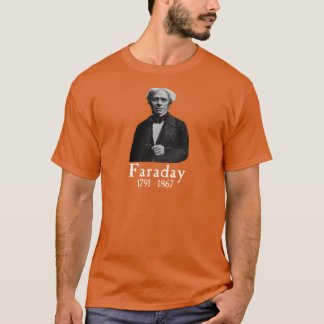 T-shirt Cientista britânico Michael Faraday