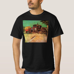T-shirt Ciganos com Caravanas de Vincent van Gogh