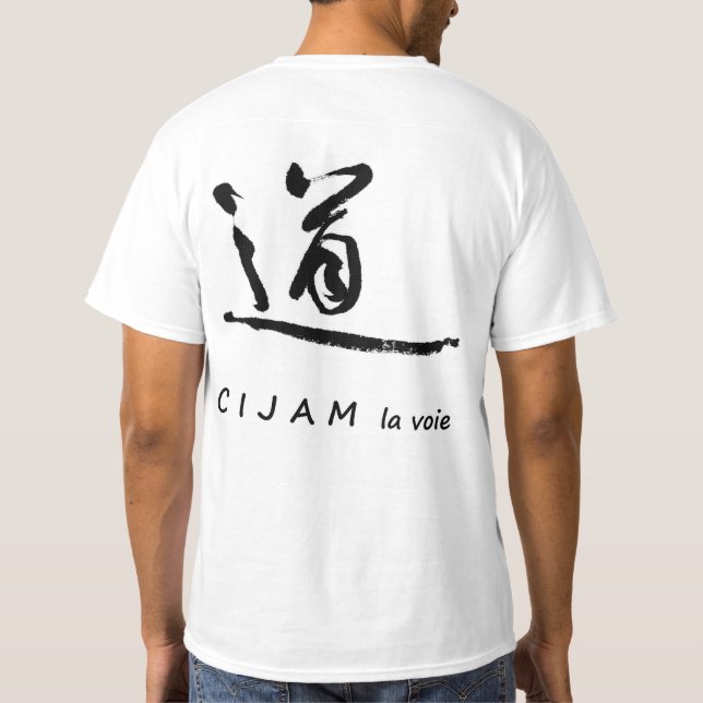 T-shirt CIJAM com logotipo na costas (Verso)