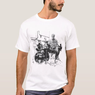T-shirt cilindros da ilustração