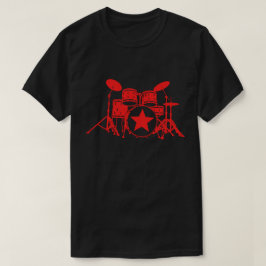 T-shirt Cilindros vermelhos
