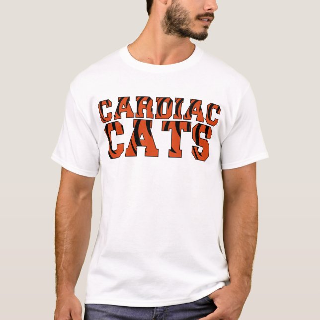 T-shirt Cincinnati   "gatos cardíacos " (Frente)