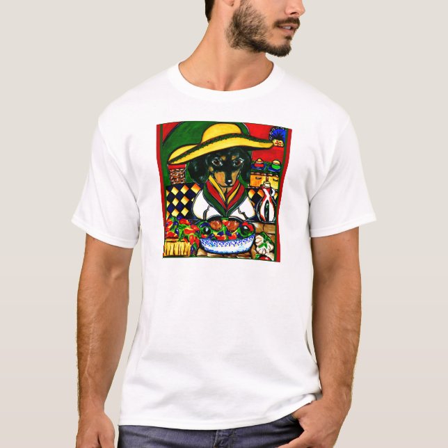 T-shirt Cinco de maio doxies (Frente)
