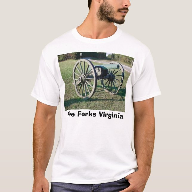 T-shirt Cinco forquilhas Virgínia (Frente)