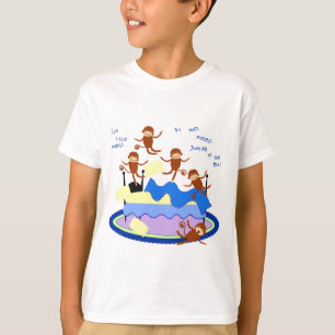 T-shirt cinco macacos pequenos
