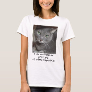 T-shirt Cinza Azul Russo Humor