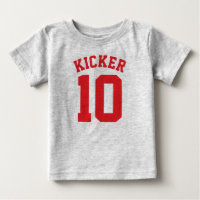 Cinza e Bebê Vermelho | Sports Jersey Design