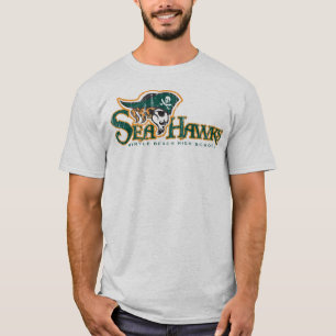 T-shirt cinzento do descolamento Seahawk (L)