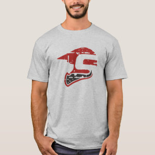 t-shirt cinzento do ícone de Sledders.com