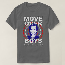 T-shirt cinzento dos meninos de Hillary Clinton