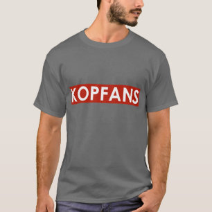 T-shirt cinzento escuro de Kopfans