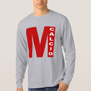 T-shirt cinzento mangas longas MILANO CALCIO