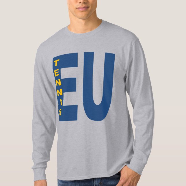 T-shirt cinzento mangas longas   TER TÉNIS (Frente)
