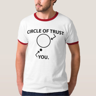 T-shirt círculo da confiança