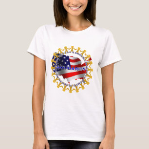 T-shirt Círculo da solidariedade