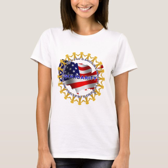 T-shirt Círculo da solidariedade (Frente)