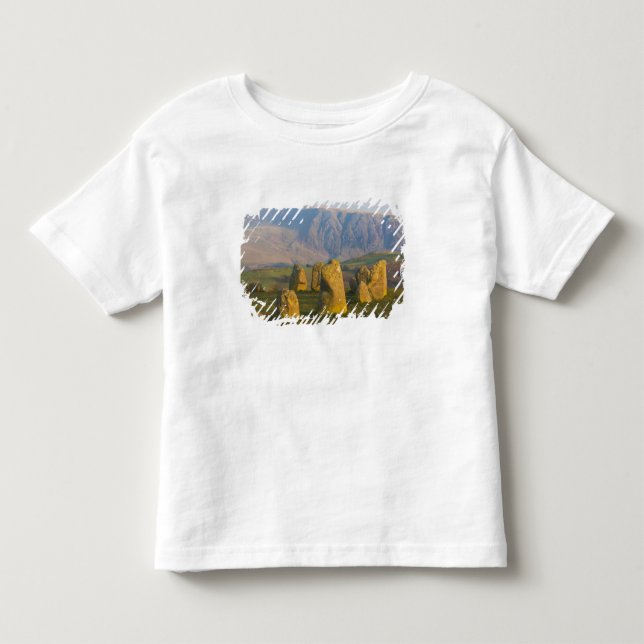 T-shirt Círculo de Pedras Castlerigg, Distrito dos Lagos,  (Frente)