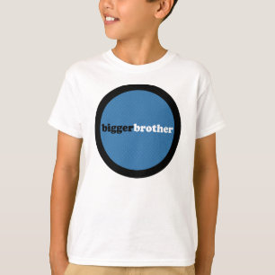 T-shirt Círculo do azul do irmão mais grande
