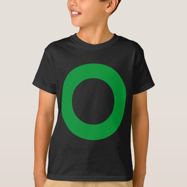 T-shirt Círculo furado - Cores (Frente)