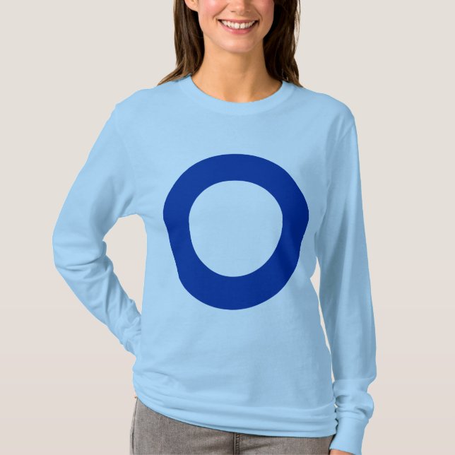 T-shirt Círculo furado - Cores (Frente)