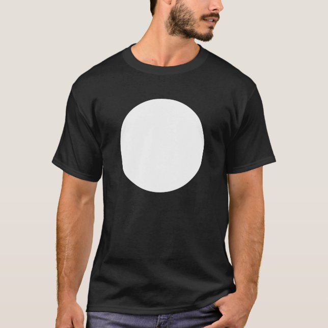 T-shirt Círculo Simples - Preto (Frente)