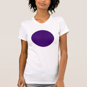 T-shirt Círculo Simples - Roxo Profundo