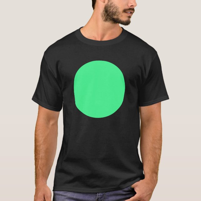 T-shirt Círculo Simples - Verde Mint (Frente)