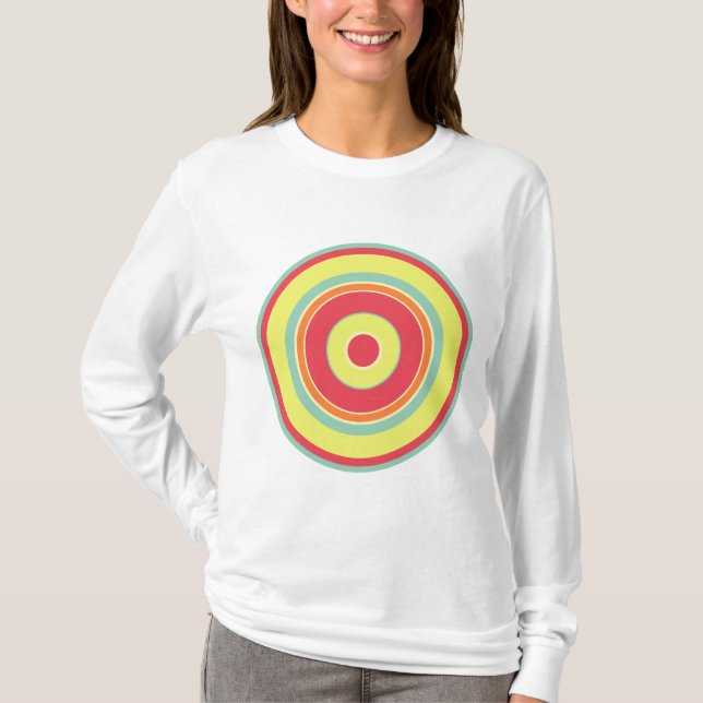 T-shirt Círculos Coloridos 01 (Frente)