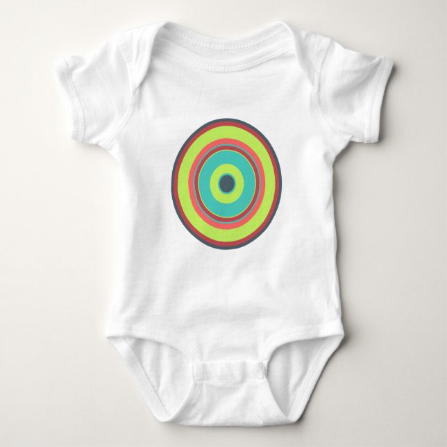 T-shirt Círculos Coloridos 04 (Frente)