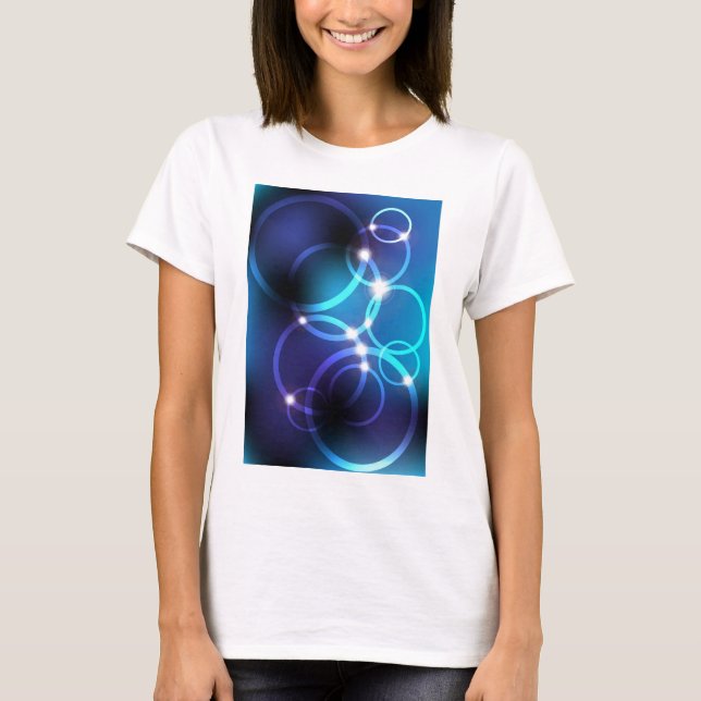 T-shirt Círculos de incandescência (Frente)
