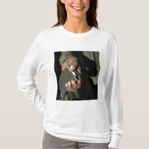 T-shirt Círculos vazios de uma munição das cargas marin