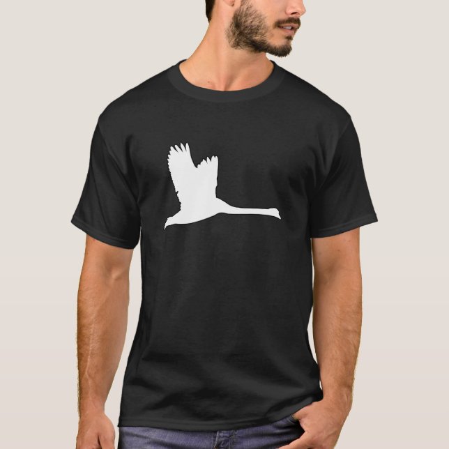 T-shirt Cisne em vôo (Frente)
