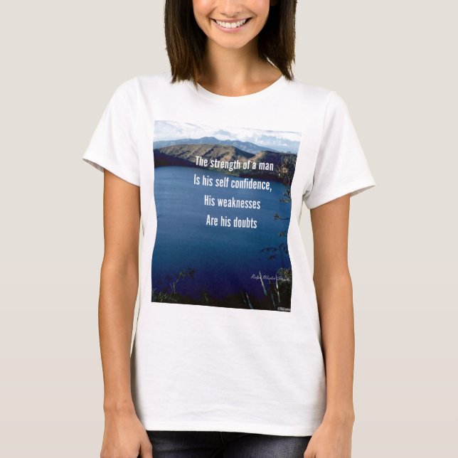 T-shirt Citação autossegura (Frente)