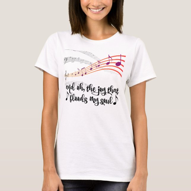 T-shirt Citação de Christian Hymn (Frente)