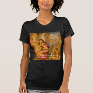 T-shirt Citação de Sabedoria de Hafiz "Círculo de Deus"
