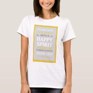 T-shirt citação do gordon b hinckley lds
