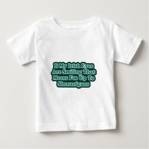 T-shirt Citação dos Olhos Irlandeses