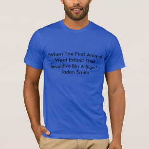 T-shirt Citações #7 de Jaden Smith