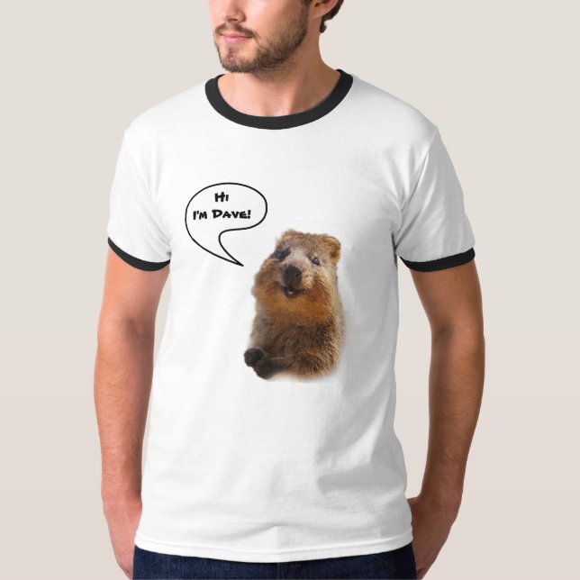 T-shirt Citações da engrenagem de Quokka (Frente)