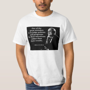 T-shirt Citações das intenções da política de Milton