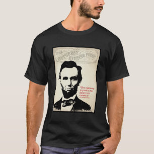 T-shirt Citações de Abe Lincoln