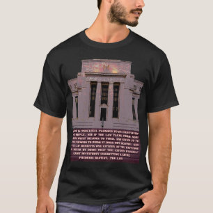 T-shirt Citações de Bastiat em Federal Reserve