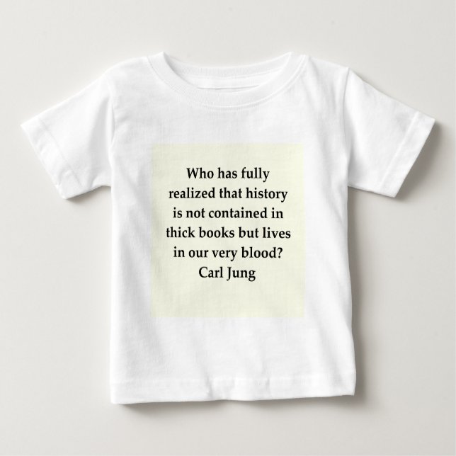 T-shirt citações de Carl Jung (Frente)