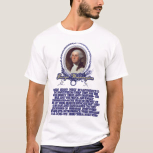 T-shirt Citações de George Washington em armas de fogo