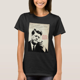 T-shirt Citações de John F. Kennedy